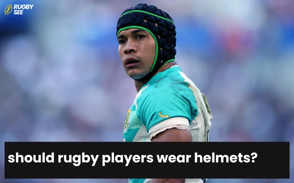 should rugby players wear helmets?