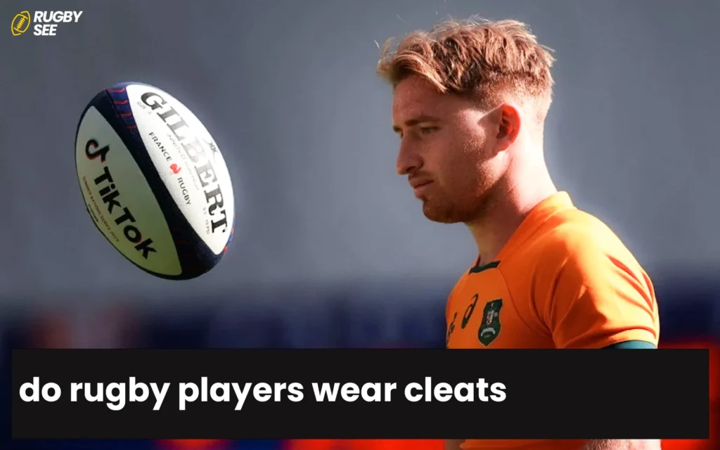 do rugby players wear cleats