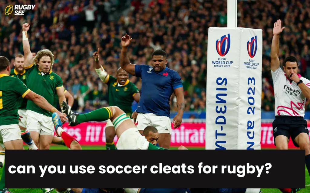 can you use soccer cleats for rugby