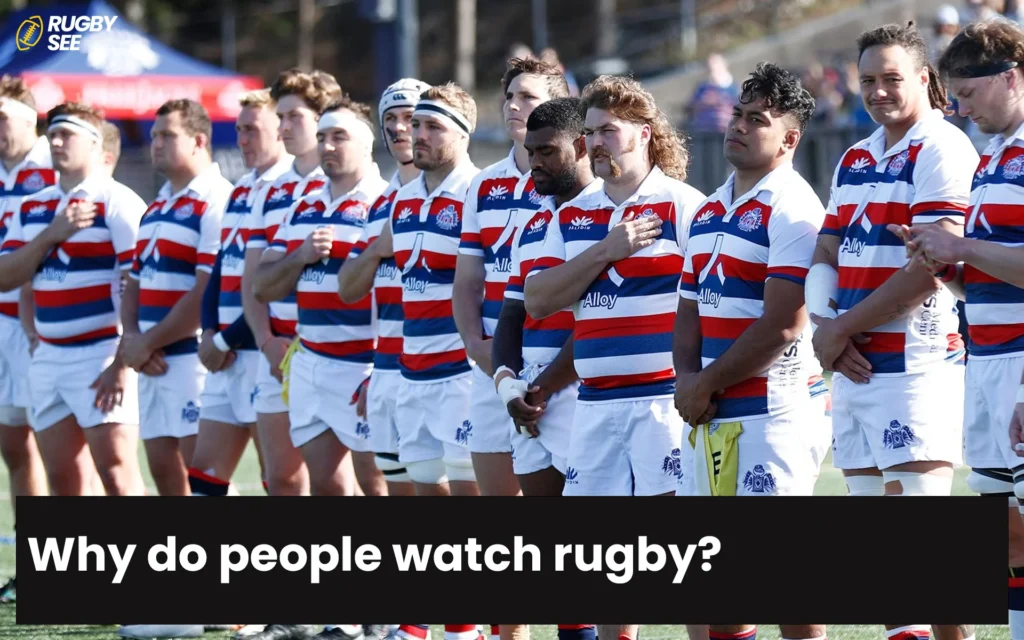 Why do people watch rugby?