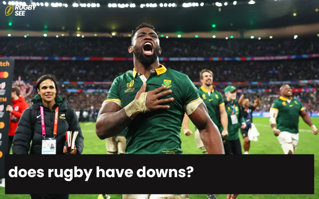 does rugby have downs?