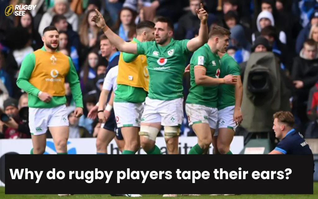 Why do rugby players tape their ears?