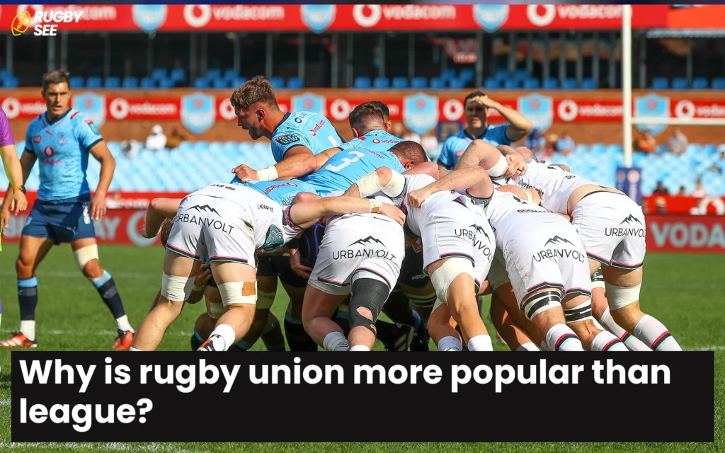 Why is rugby union more popular than league?