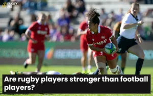 Are rugby players stronger than football players?